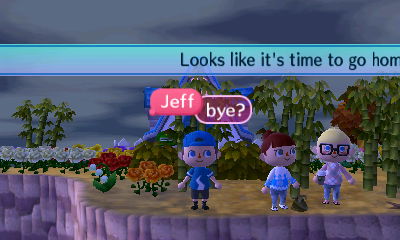 Jeff: Bye?