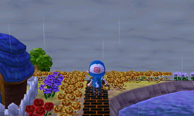 Here comes the rain.