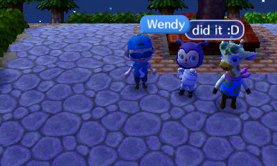 Wendy: Did it! :D