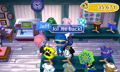 Jeff: LOL, it's back!