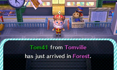 Tom41 from Tomville has just arrived in Forest.