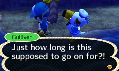 Gulliver: Just how long is this supposed to go on for?!