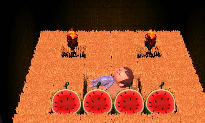 Wheat and watermelon room.