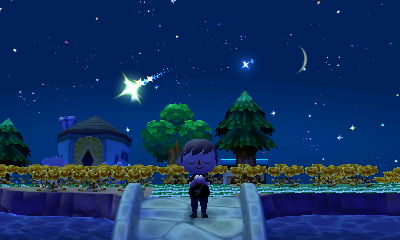 Wishing on shooting stars.