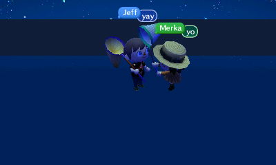 Jeff: Yay! Merka: Yo.