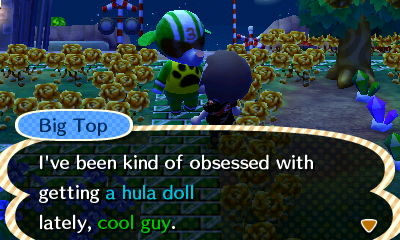 Big Top: I've been kind of obsessed with getting a hula doll lately, cool guy.