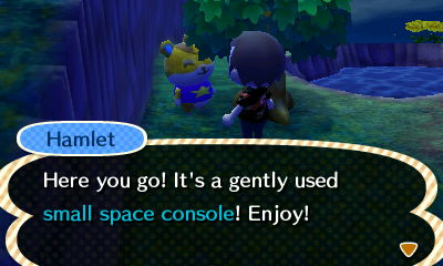 Hamlet: Here you go! It's a gently used small space console! Enjoy!