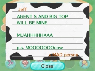 Jeff, AGENT S AND BIG TOP WILL BE MINE. MUAHHHHHAAA. -MAD person