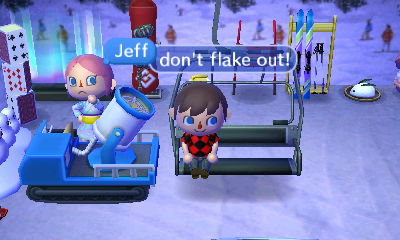 Jeff: Don't flake out!