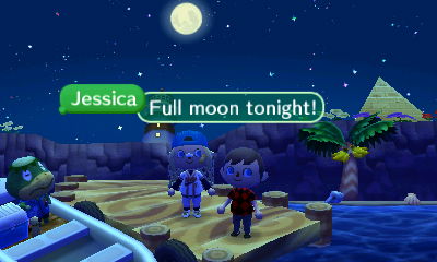 Jessica: Full moon tonight!
