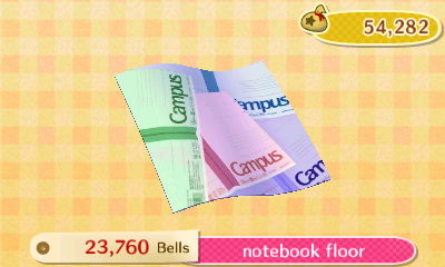Notebook floor: 23,760 bells.