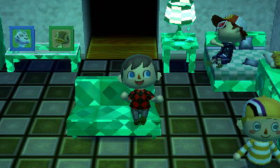 Hanging out in my house.