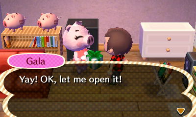 Gala: Yay! OK, let me open it!