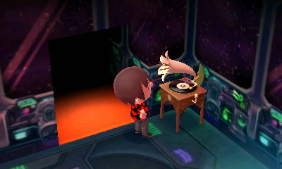 A lily record player.