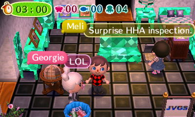 Meli: Surprise HHA inspection.