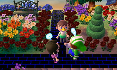 Kim chats with Big Top.