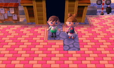 Taking some ice cream to Maddie.