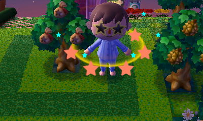 Giant-sized Jeff by a money tree.