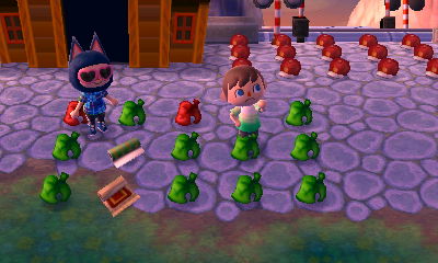 Delivering the prize to Kyle.