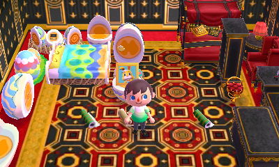 The gorgeous and egg furniture sets.