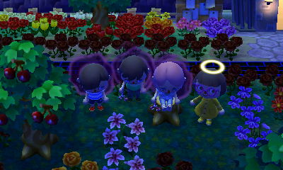 Three of us using the sadness emotion.