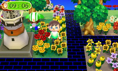 Big Top hiding behind the lighthouse.