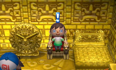 Sitting on my throne.