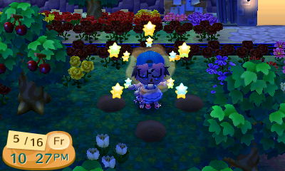 Doing the tree stump glitch.