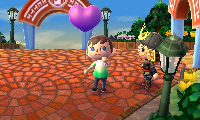 Ian and the balloon he gave me.