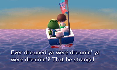 Kapp'n: Ever dreamed ya were dreamin' ya were dreamin'? That be strange!