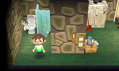 The toilet in the Reset Center.