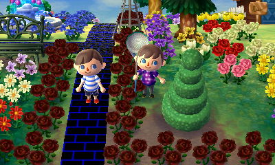 Ryan and Jeff standing in the park.