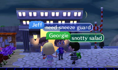 Jeff: Need sneeze guard.