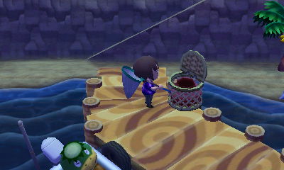 Checking my dock box.