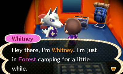 Whitney: Hey there, I'm Whitney. I'm just in Forest camping for a little while.