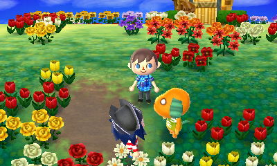 Skye talking to Biskit.