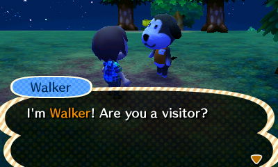 Walker: I'm Walker! Are you a visitor?