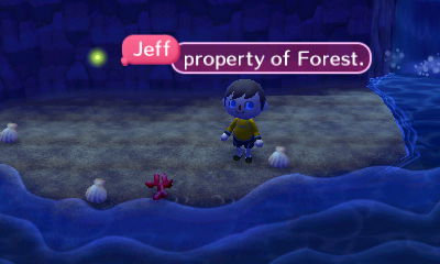 Jeff: Property of Forest.