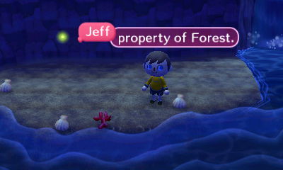 Jeff: Property of Forest.