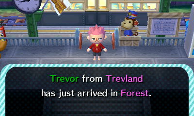 Trevor from Trevland has just arrived in Forest.