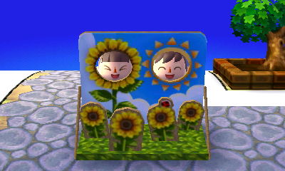 Me and Wendy using the face-cutout standee for the summer solstice.