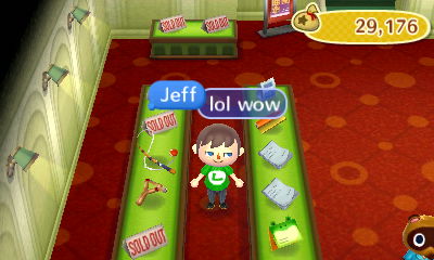 The first floor of the shop nearly sold out.