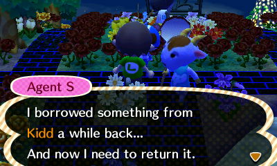 Agent S: I borrowed something from Kidd a while back... And now I need to return it.