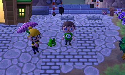 Visiting Uroosa in Hyrule.