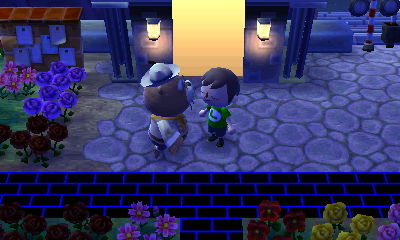 Phineas standing outside the train station.