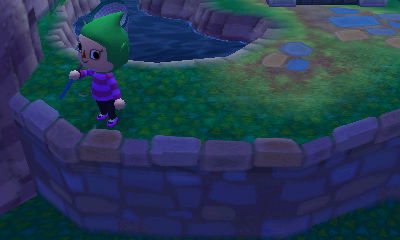 Squishy wearing her Tingle hat.