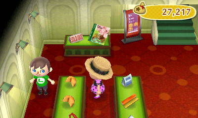 Wendy shopping at the Emporium.