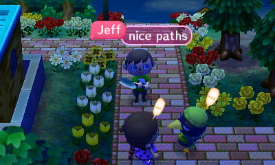 The paths in Wendy's town of Pawnee.