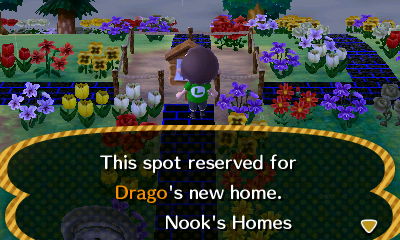 This spot reserved for Drago's new home. - Nook's Homes