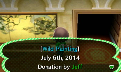 [Wild Painting] July 6th, 2014 - Donation by Jeff
